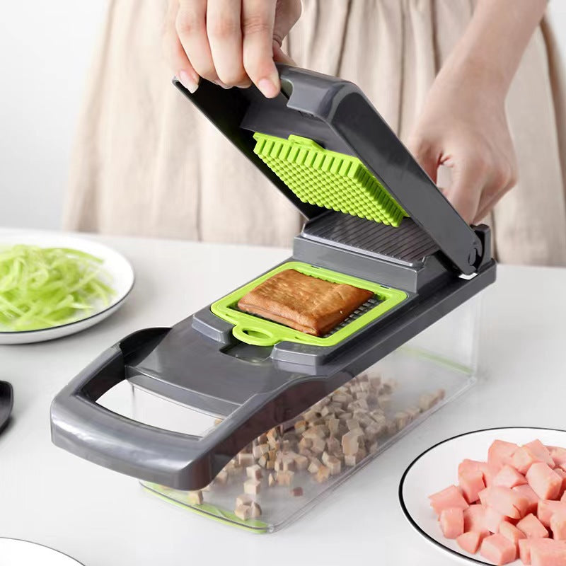Kitchen Multi-Function Dicer – 9-in-1 Veggie Master