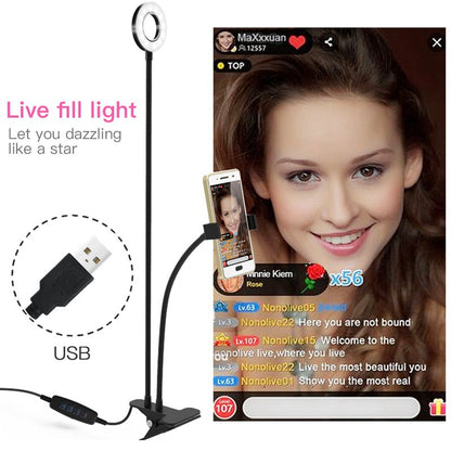 8cm mobile phone live fill light bracket