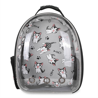 Pet backpack portable transparent space capsule