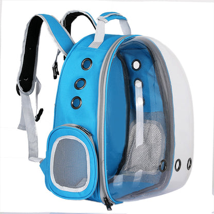 Pet backpack portable transparent space capsule