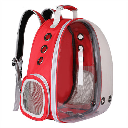 Pet backpack portable transparent space capsule