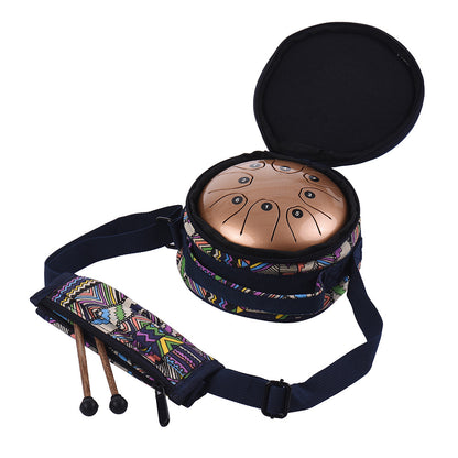 5.5 inch C 8-tone steel tongue drum percussion tambourine