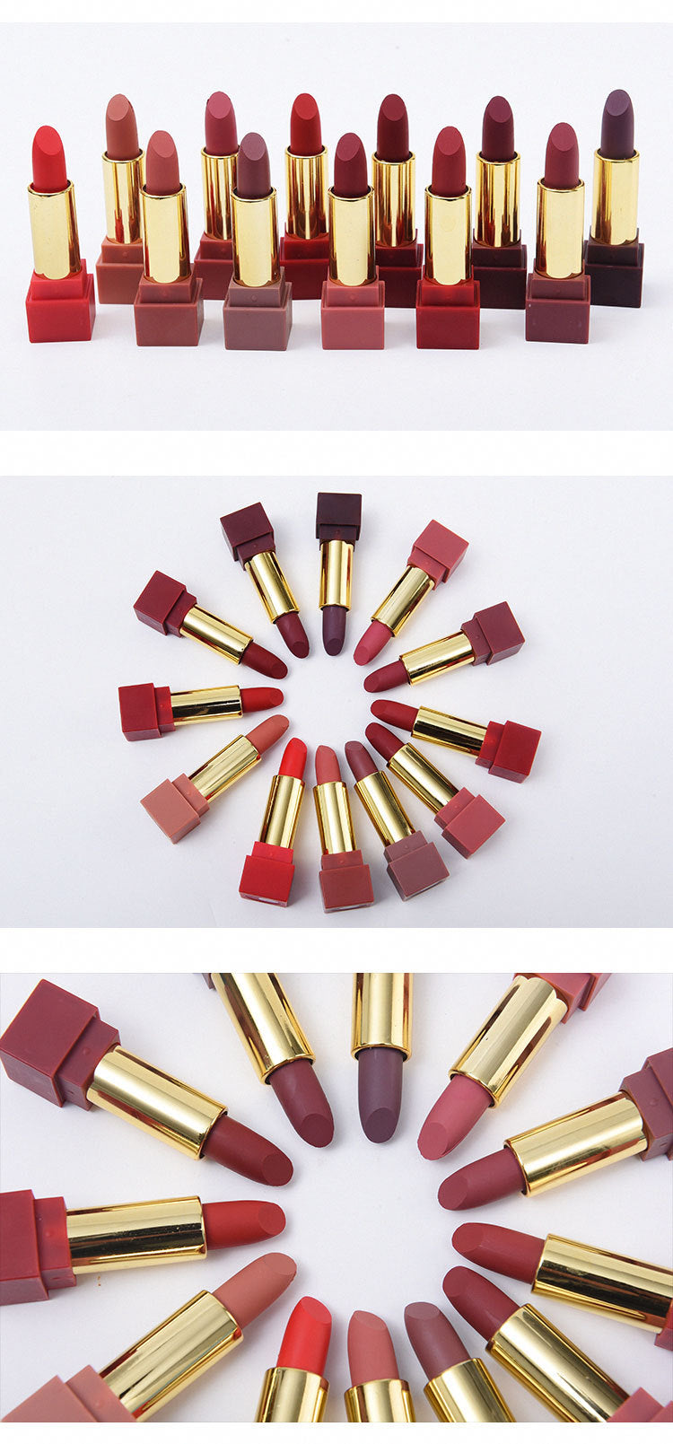 New set of 12 color lipstick