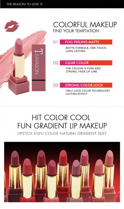 New set of 12 color lipstick