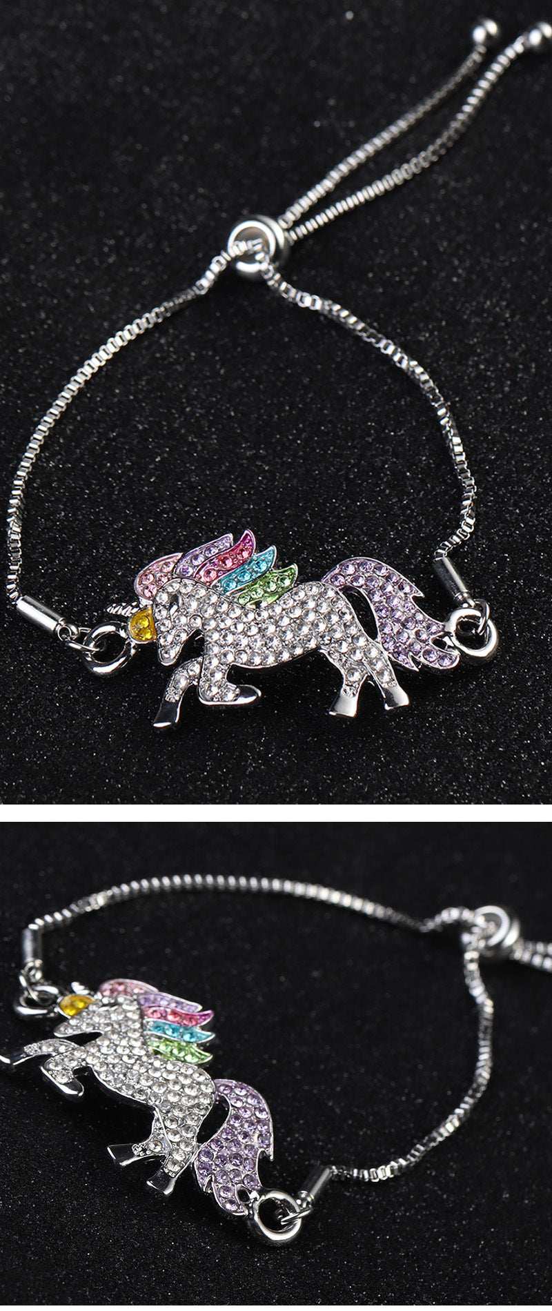 Unicorn adjustable bracelet