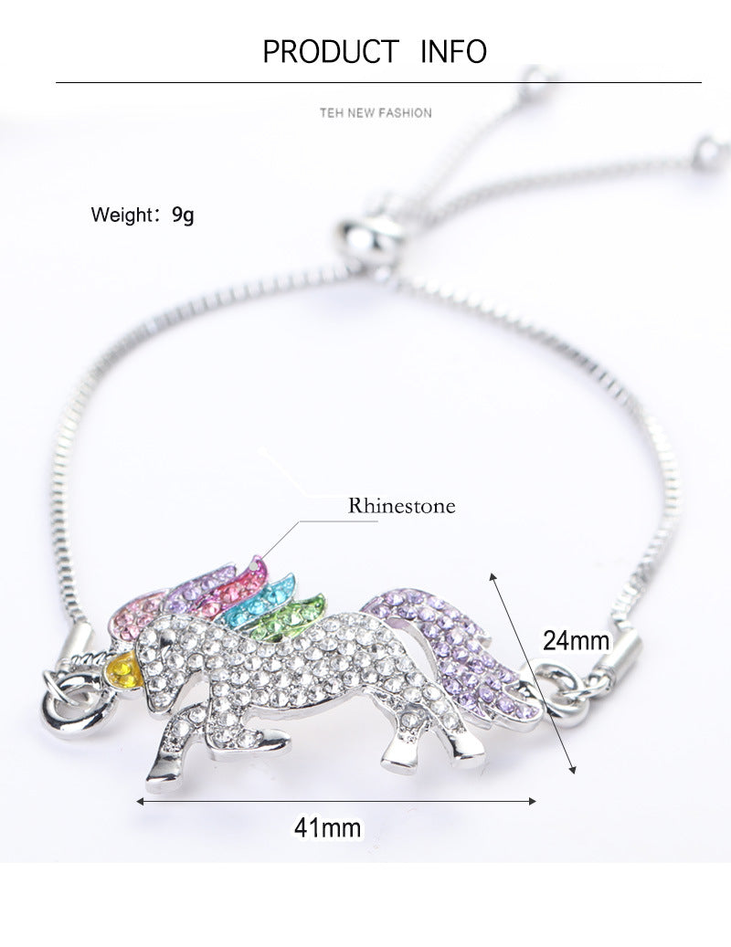 Unicorn adjustable bracelet