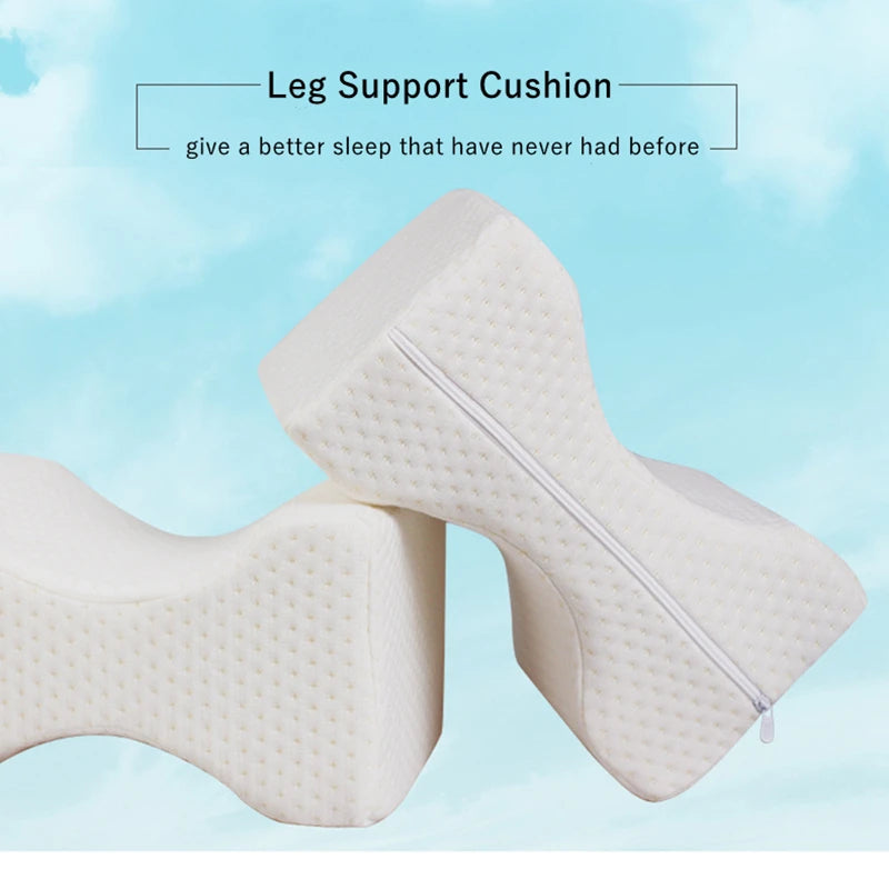 Orthopedic Memory Foam Knee Wedge Pillow for Sleeping Sciatica Back Hip Joint Pain Relief Contour Thigh Leg Pad Support Cushion