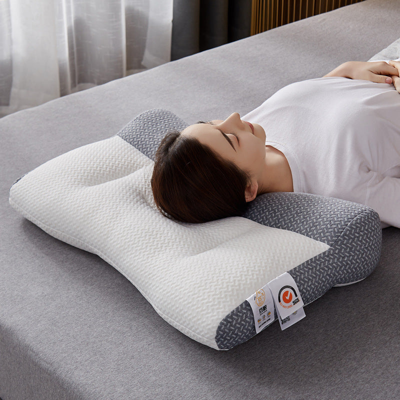 Japanese-style soy fiber pillow anti-traction cervical vertebra repair pillow