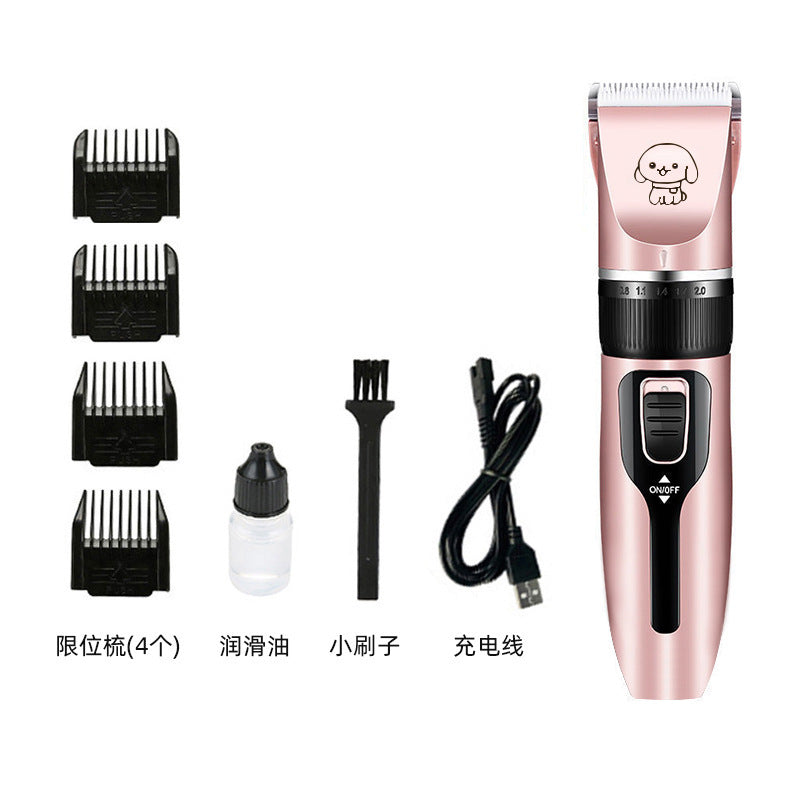 Pet hair clipper set