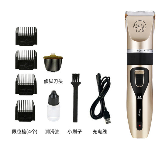 Pet hair clipper set