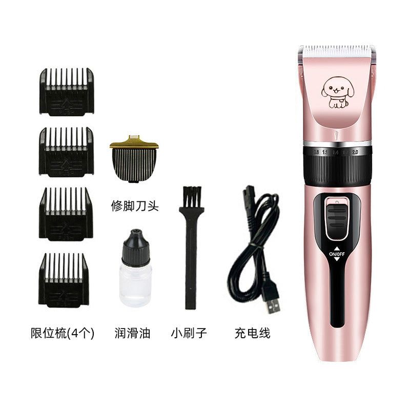 Pet hair clipper set