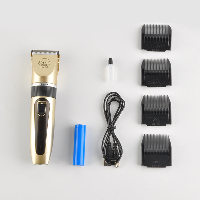 Pet hair clipper set