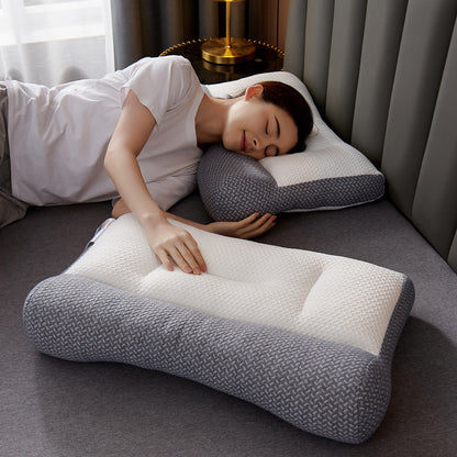 Japanese-style soy fiber pillow anti-traction cervical vertebra repair pillow