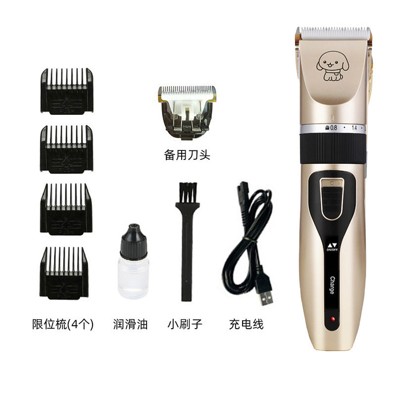 Pet hair clipper set