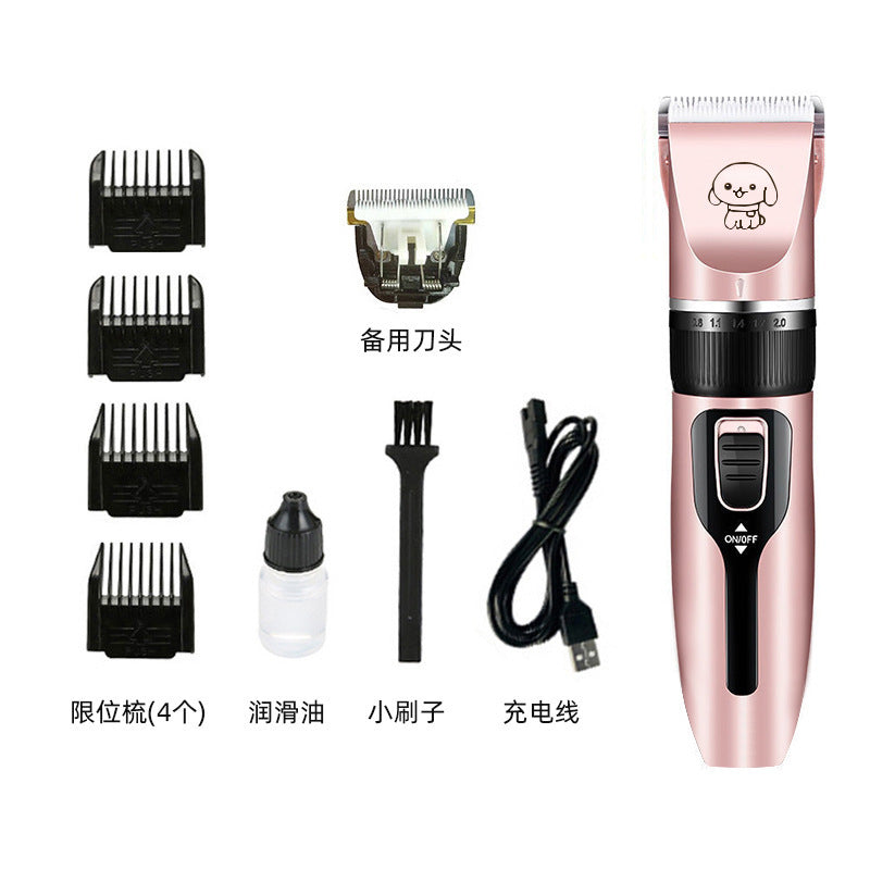 Pet hair clipper set