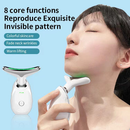 Neck wrinkle removal massager