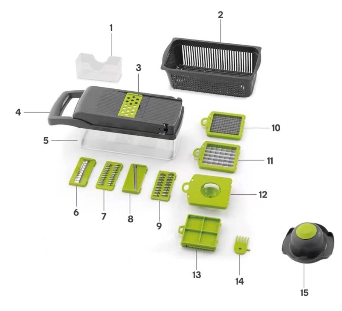 Cross-border kitchen artifact vegetable cutting artifact multi-function