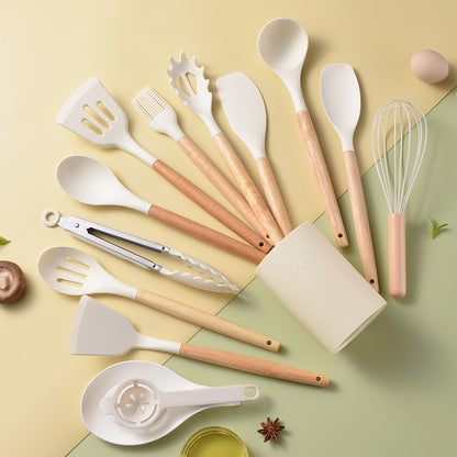 14-piece set silicone kitchen utensils