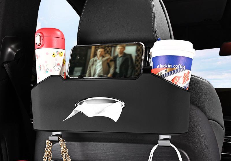 Multi-function Car seat back storage box