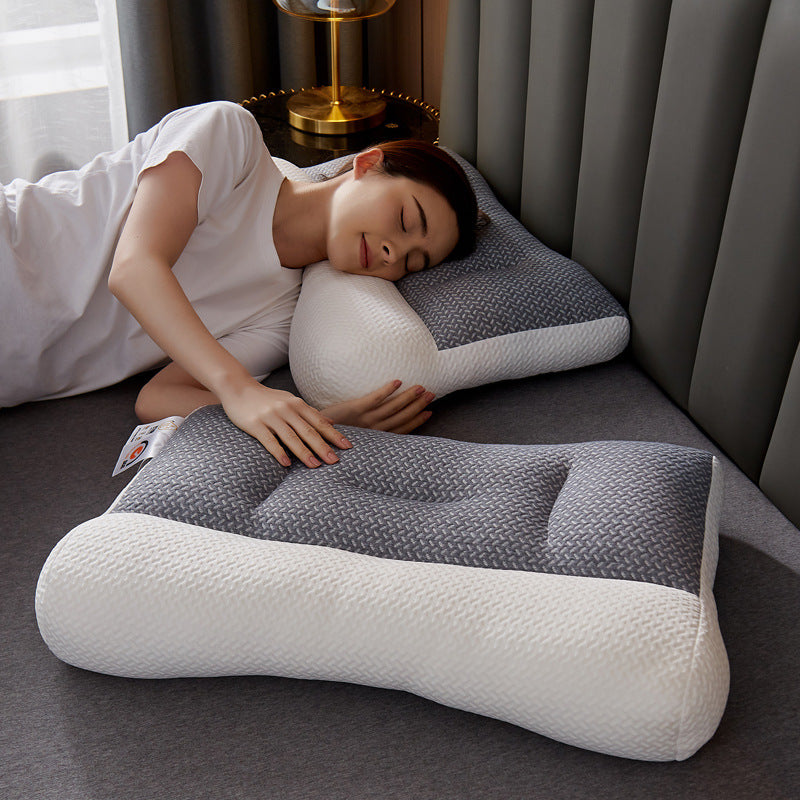 Japanese-style soy fiber pillow anti-traction cervical vertebra repair pillow