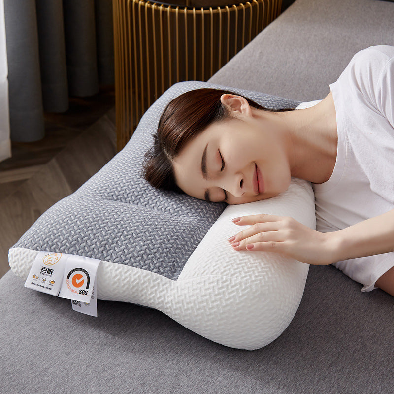 Japanese-style soy fiber pillow anti-traction cervical vertebra repair pillow